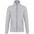 Kariban K907 Damen-Microfleecejacke – Ash Heather – Originalprodukt ohne Stickerei