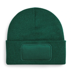 Beechfield B445 Patch Beanie – Bottle Green
