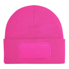 Beechfield B445 Patch Beanie – Fuchsia