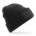 Beechfield B440 Thinsulate™ Patch Beanie – Schwarz
