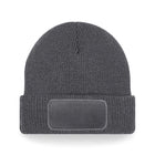 Beechfield B440 Thinsulate™ Patch Beanie – Graphite Grey