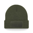 Beechfield B440 Thinsulate™ Patch Beanie – Olive Green