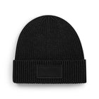 Beechfield B442R Fashion Patch Beanie – Schwarz