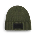 Beechfield B442R Fashion Patch Beanie – Military Green / Black