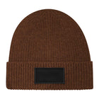 Beechfield B442R Fashion Patch Beanie – Walnut / Black