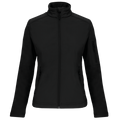 Kariban K400 Damen-Softshelljacke in Black – unveredeltes Originalprodukt
