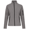 Kariban K400 Damen-Softshelljacke in Marl Grey – unveredeltes Originalprodukt