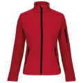 Kariban K400 Damen-Softshelljacke in Red – unveredeltes Originalprodukt