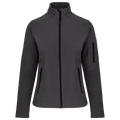 Kariban K400 Damen-Softshelljacke in Titanium – unveredeltes Originalprodukt