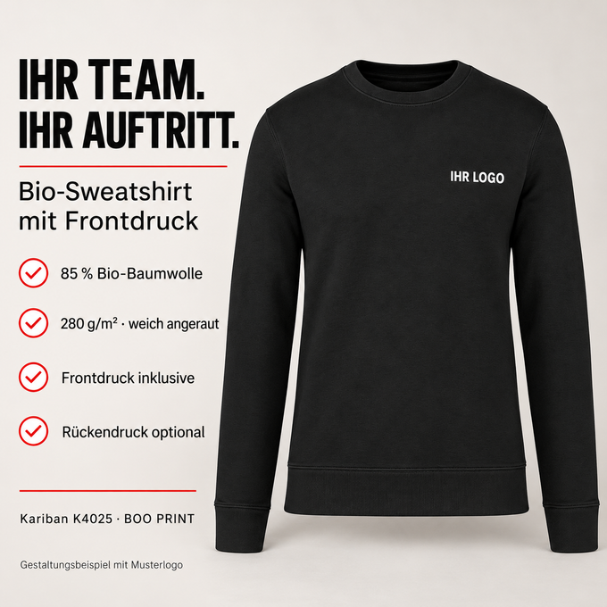 Leichtes Bio-Sweatshirt