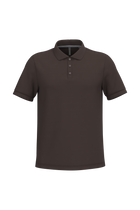 Kariban K241 Business Poloshirt Herren – Chocolate – Vorderansicht ohne Druck