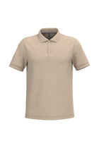 Kariban K241 Business Poloshirt Herren – Light Sand – Vorderansicht ohne Druck