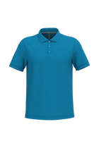 Kariban K241 Business Poloshirt Herren – Tropical Blue – Vorderansicht ohne Druck
