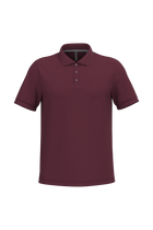 Kariban K241 Business Poloshirt Herren – Wine – Vorderansicht ohne Druck