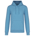 Kariban K4027 Herren Bio-Hoodie – Cloudy Blue Heather – Original ohne Druck