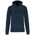 Kariban K4027 Herren Bio-Hoodie – French Navy Heather – Original ohne Druck