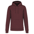 Kariban K4027 Herren Bio-Hoodie – Wine Heather – Original ohne Druck