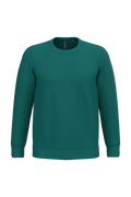 Kariban K474 Unisex Sweatshirt – Emerald Green – Originalprodukt ohne Druck