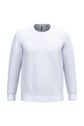 Kariban K474 Unisex Sweatshirt – White – Originalprodukt ohne Druck