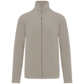 Kariban K911 Fleecejacke – Beige – Vorderansicht ohne Stickerei