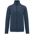 Kariban K911 Fleecejacke – Deep Blue – Vorderansicht ohne Stickerei