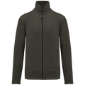 Kariban K911 Fleecejacke – Green Olive – Vorderansicht ohne Stickerei