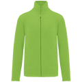 Kariban K911 Fleecejacke – Lime – Vorderansicht ohne Stickerei