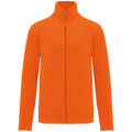 Kariban K911 Fleecejacke – Orange – Vorderansicht ohne Stickerei