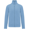 Kariban K911 Fleecejacke – Sky Blue – Vorderansicht ohne Stickerei