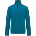 Kariban K911 Fleecejacke – Tropical Blue – Vorderansicht ohne Stickerei