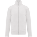 Kariban K911 Fleecejacke – White – Vorderansicht ohne Stickerei