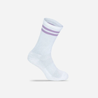 Mr. Socks L05004 – Weiß / Lila – Originalprodukt ohne Logo
