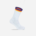 Mr. Socks L05004 – Weiß / Rainbow – Originalprodukt ohne Logo
