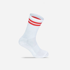 Mr. Socks L05004 – Weiß / Rot – Originalprodukt ohne Logo